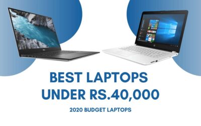 Best Laptops under Rs.40,000 in India 2021